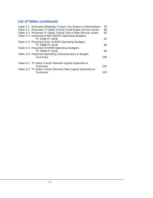 to view Short Range Transit Plan FY 2007/2008 - Tri Delta Transit