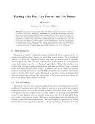 Fuzzing: the Past, the Present and the Future - Actes du SSTIC