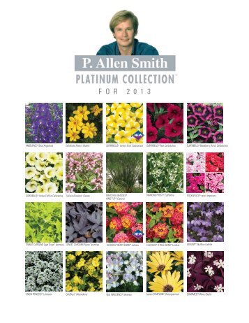 2013 P. Allen Smith Platinum Collection of Plants - Proven Winners