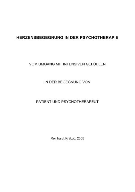 Verliebt in klientin therapeut Liebe zum