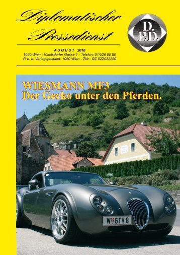 WIESMANN MF3 Der Gecko unter den Pferden. - Diplomatischer ...