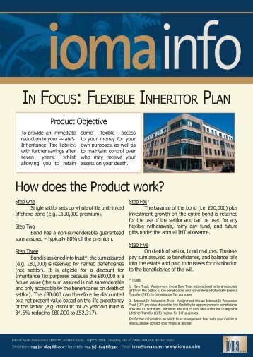 Flexible Inheritor Plan - IOMA Group