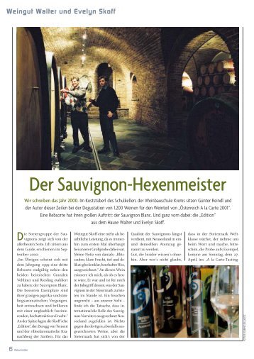 Der Sauvignon-Hexenmeister