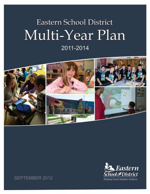 Multi-Year Plan 2011-2014 - Eastern School District