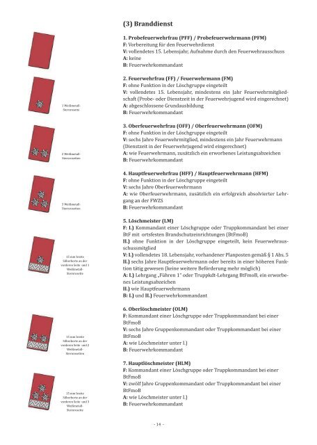 Dienstgrade als PDF zum download - FF Judendorf Strassengel