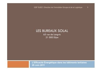 les bureaux solal - dijon - Le Pacte Mondial