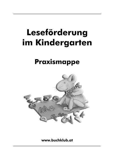 Leseförderung im Kindergarten, PDF - LesepartnerInnen