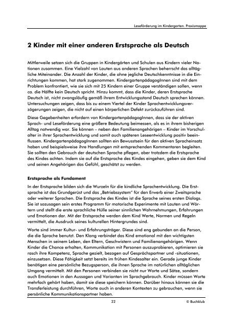 Leseförderung im Kindergarten, PDF - LesepartnerInnen