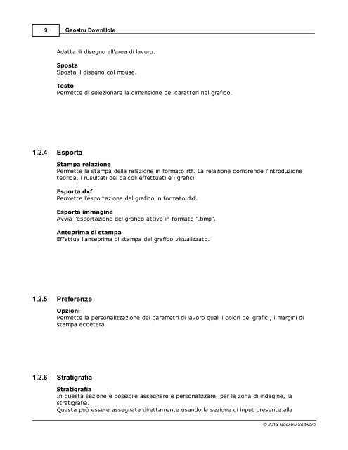 Manuale utente Downhole - GeoStru Software