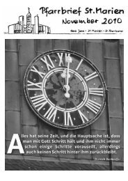 Pfarrbrief 11/2010 - Kath. Kirchengemeinde St. Marien Neunkirchen