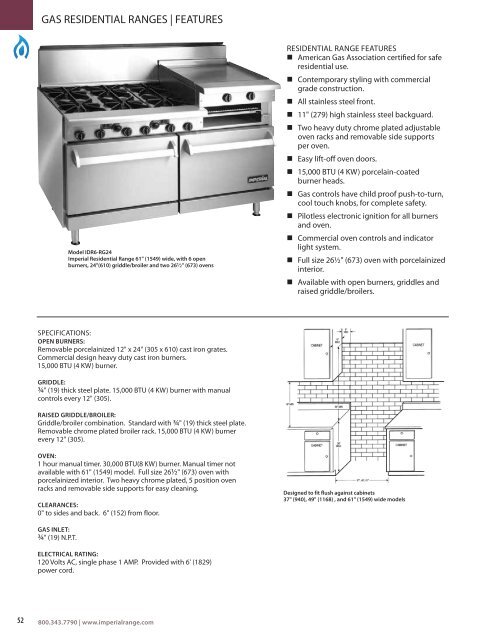 Price List - Imperial Range