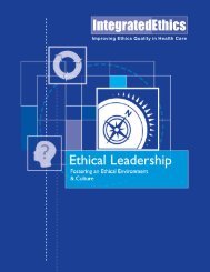 Ethical Leadership: Fostering an Ethical Environment & Culture ...