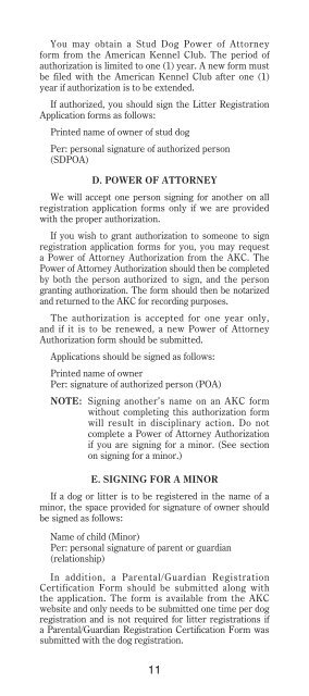 AKC® Procedures for Registration Matters - American Kennel Club