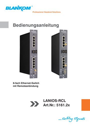 lanios-rcl - BLANKOM Antennentechnik GmbH