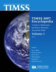 TIMSS 2007 Encyclopedia: A Guide to Mathematics and Science