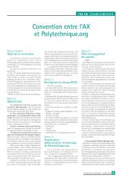 Convention entre l'AX et Polytechnique.org - La Jaune et la Rouge