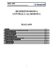 BEZPRZEWODOWA CENTRALA ALARMOWA MAX-16W - DAAF