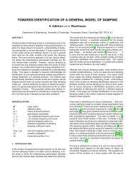 TOWARDS IDENTIFICATION OF A GENERAL MODEL OF DAMPING