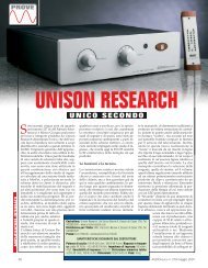 unico secondo - Unison Research