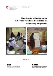 PlanificaciÃ³n y Monitoreo en la GestiÃ³n basada en Resultados - UnitÃ©