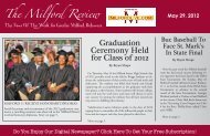 Graduation Ceremony Held for Class of 2012 - Milford LIVE!