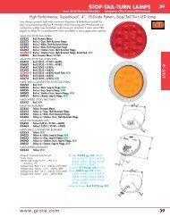 STOP-TAIL-TURN LAMPS - Grote Industries