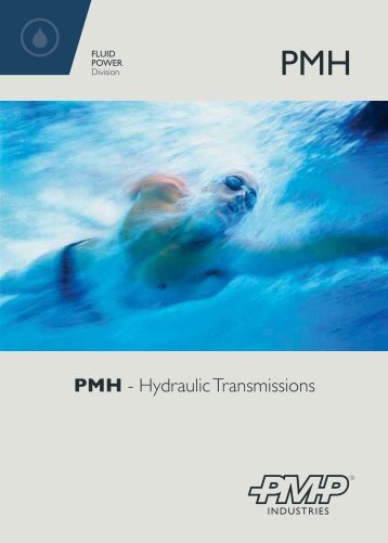 PMH, axial piston hydraulic pumps and motors - Pmp Industries