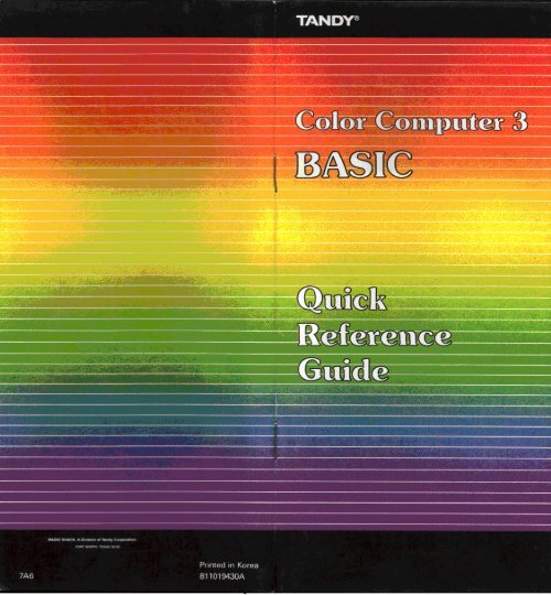 Color Computer 3 BASIC Quick Reference Manual (Tandy).pdf