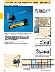 Ultra-High Pressure Hand Pumps - Enerpac