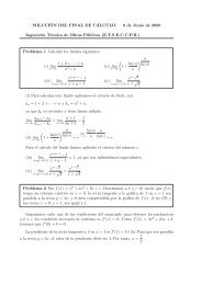 SOLUCIÃN DEL FINAL DE CÃLCULO. 8 de Junio de 2006 ...