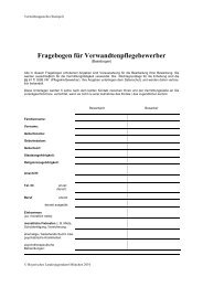 Fragebogen für Verwandtenpflegebewerber - Bayerisches ...