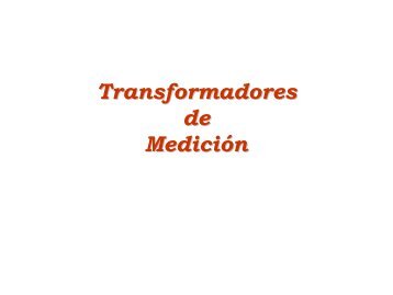 Transformadores de Medición