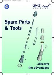 MK-dent Spare Parts & Tools - Janouch Dental