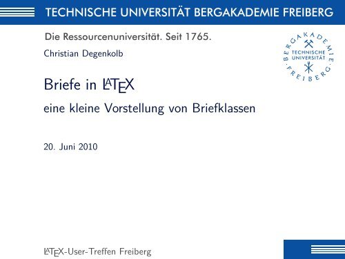 Din Briefvorlage Latex