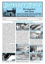 Mitteilungsblatt Stadt ZÃ¶rbig