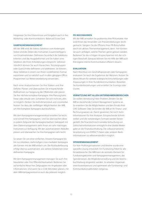 Unternehmensfolder - IT&O Management Consulting GmbH