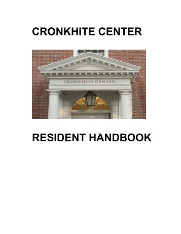 cronkhite center - Radcliffe Institute for Advanced Study - Harvard ...