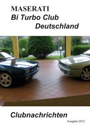 Maserati - BiTurbo Club  Deutschland