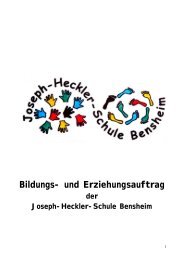 Bildungs- und Erziehungsauftrag - Joseph-Heckler-Schule