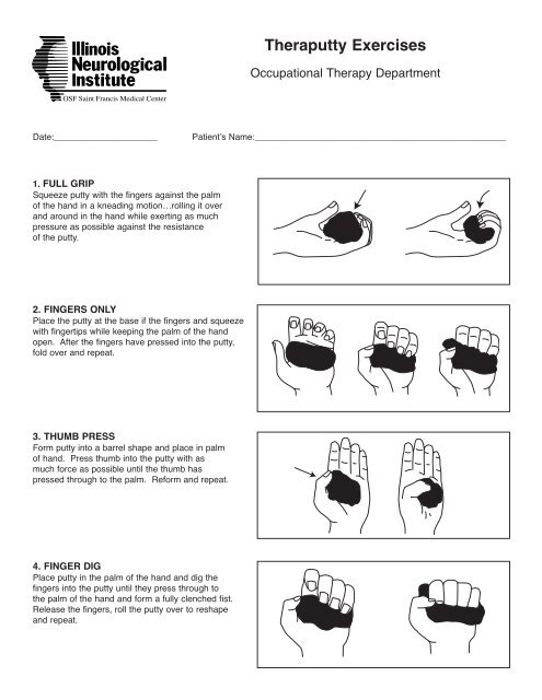 Fixed Resistance Hand Therapy Grips