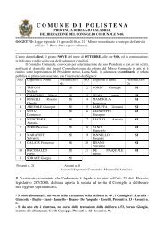 Delibera di C.C. n. 60 del 09-10-2010 - Comune di Polistena