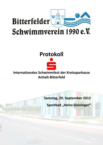 Protokoll - Bitterfelder Schwimmverein 1990 e.V.