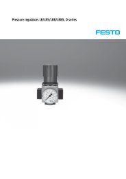 Pressure regulators LR/LRS/LRB/LRBS, D series