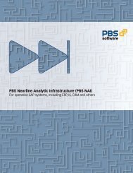 PBS Nearline Analytic Infrastructure (PBS NAI) - PBS Software