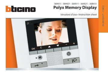 Polyx Memory Display - BTicino