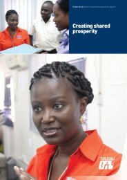 Tullow Oil plc - Corporate Responsibility Report 2010 - The Group