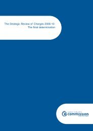 The Strategic Review of Charges 2006-10: The final determination