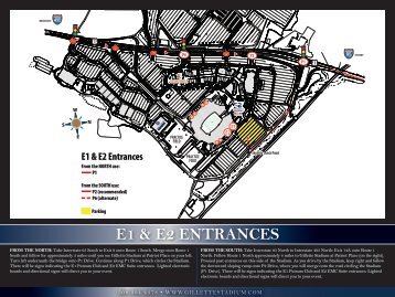 E1 & E2 ENTRANCES - Kraft Sports Group Portal