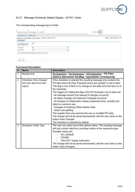 BoostAero XML and CSV Implementation Guideline ... - SupplyOn