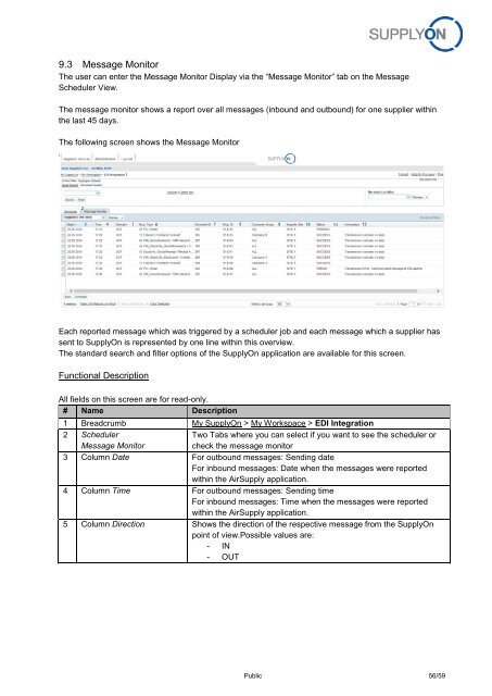 BoostAero XML and CSV Implementation Guideline ... - SupplyOn